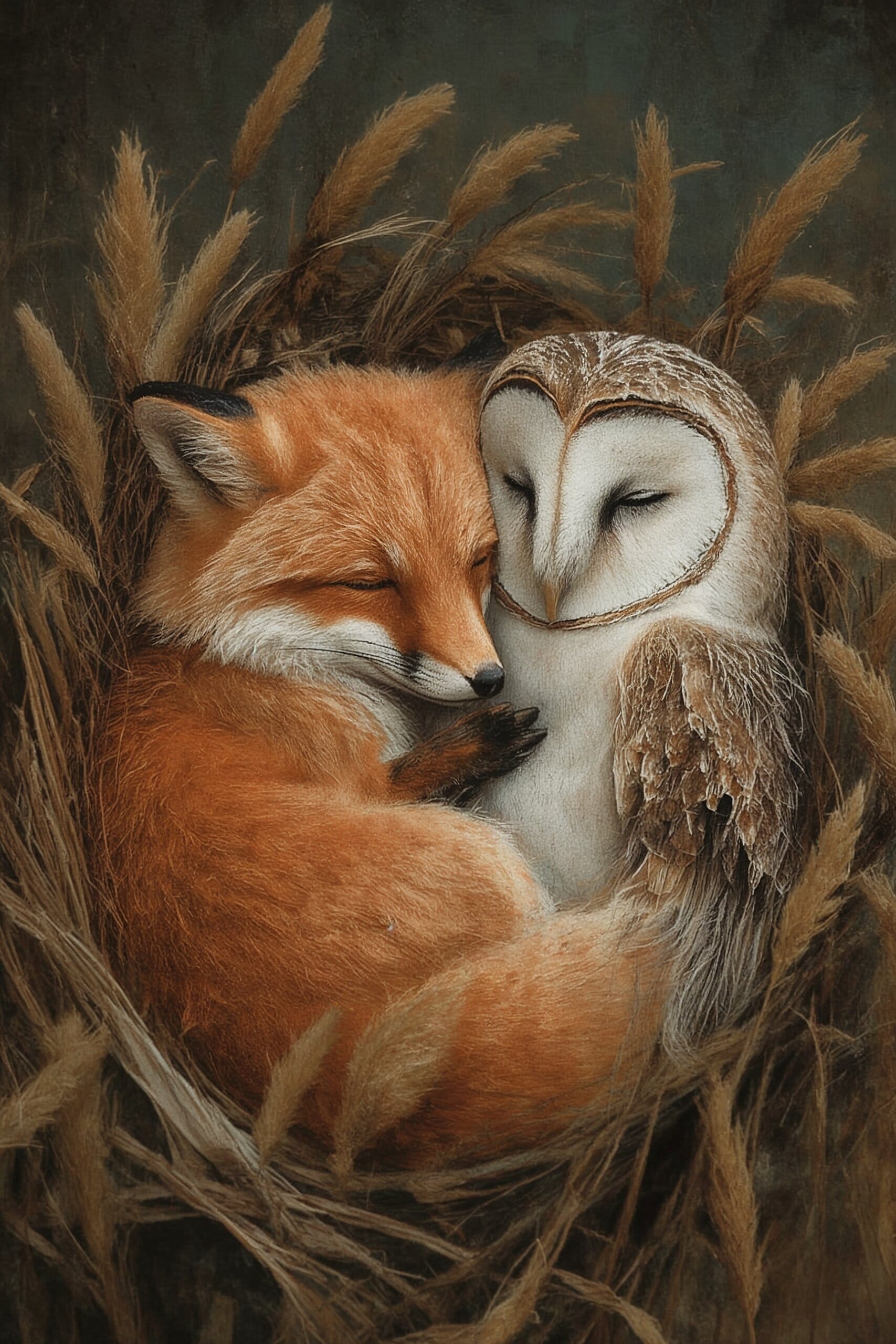 Räven och ugglan sover