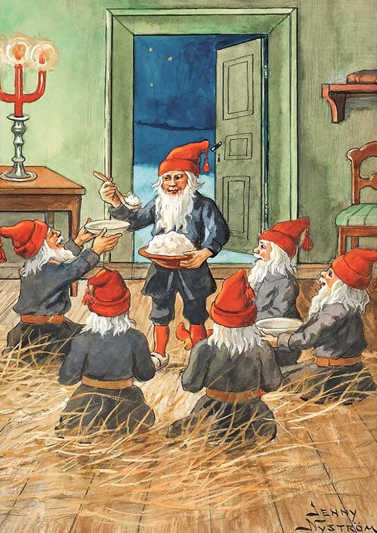 Tomtenissar i tomtestugan